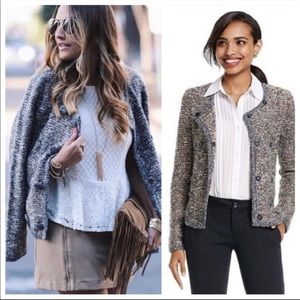 CABI 3016 Chunky Knit Double Breasted Ritz Cardigan Jacket Blazer Sweater Small